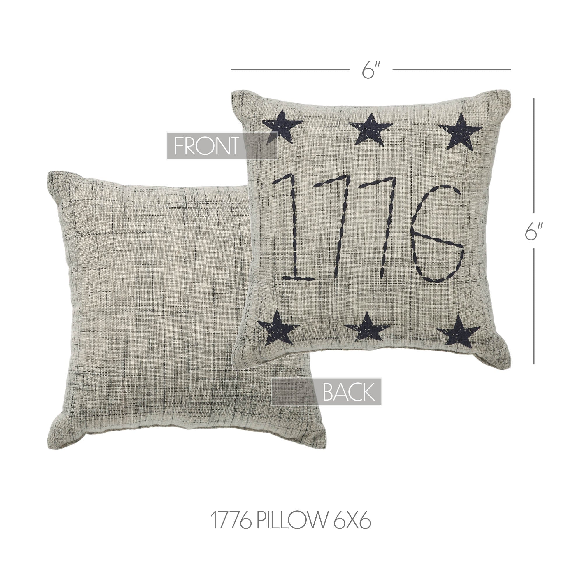 1776 Mini Primitive Accent 6" Pillow - Image 3