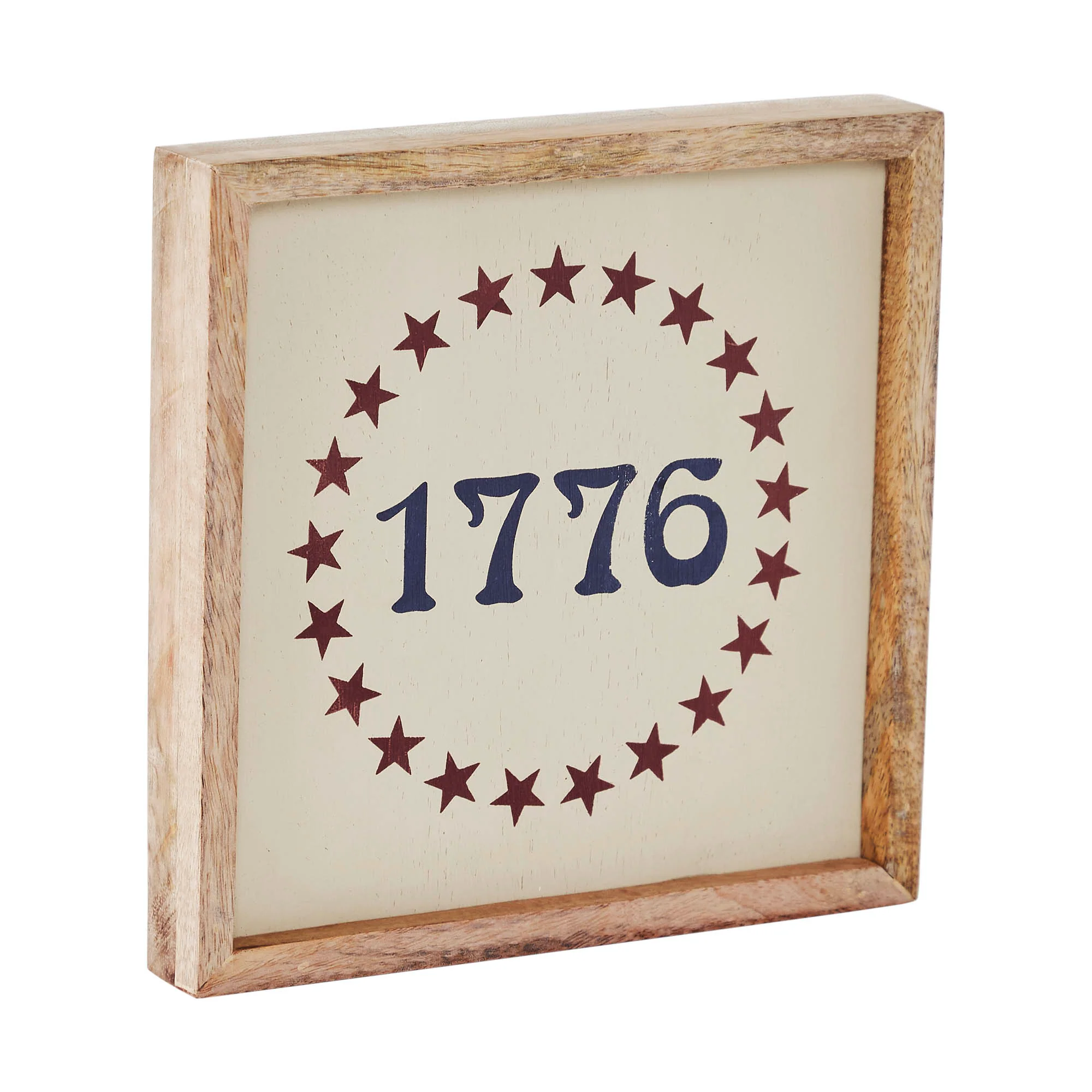 1776 Stars 7" Americana Wooden Sign - Image 5
