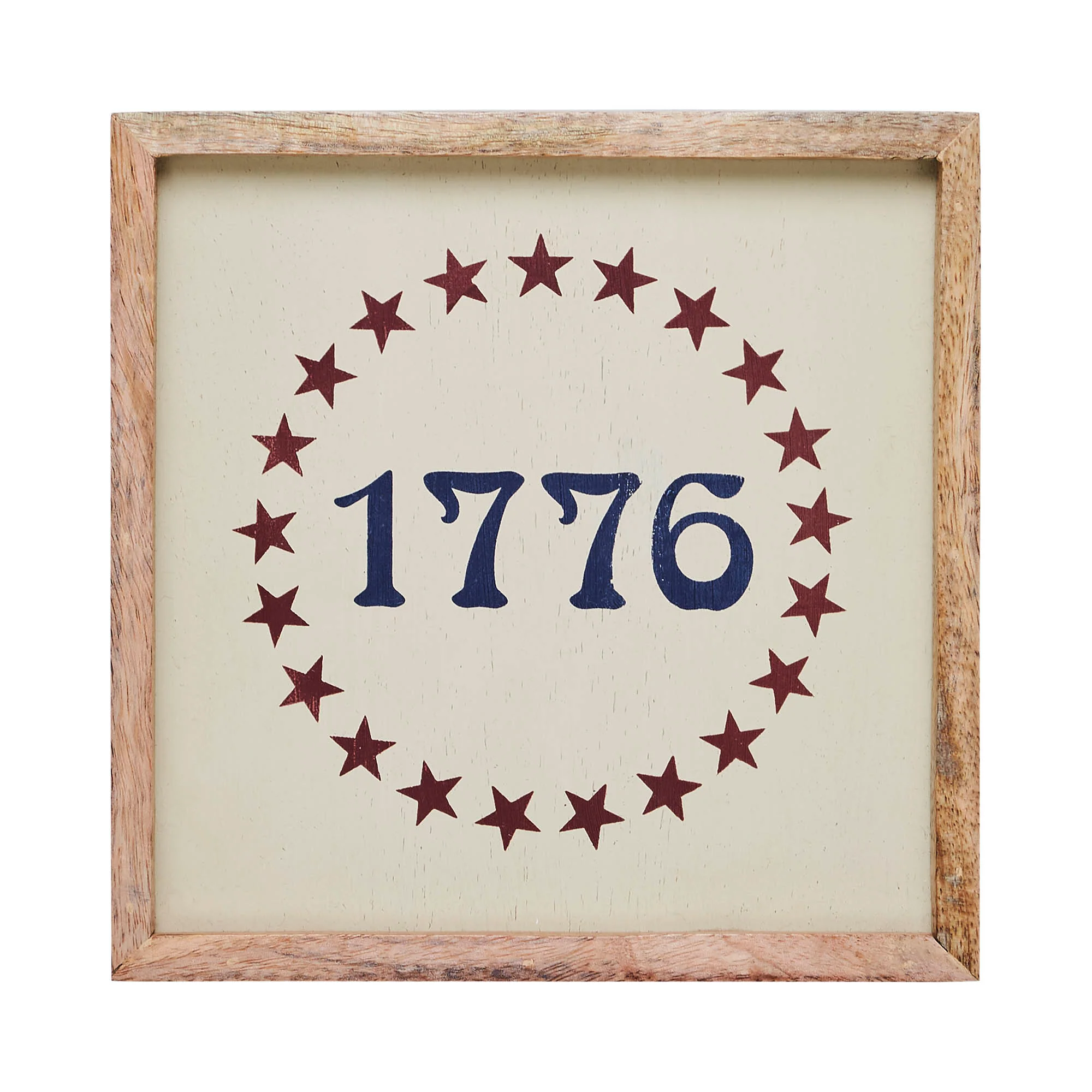 1776 Stars 7" Americana Wooden Sign - Image 6