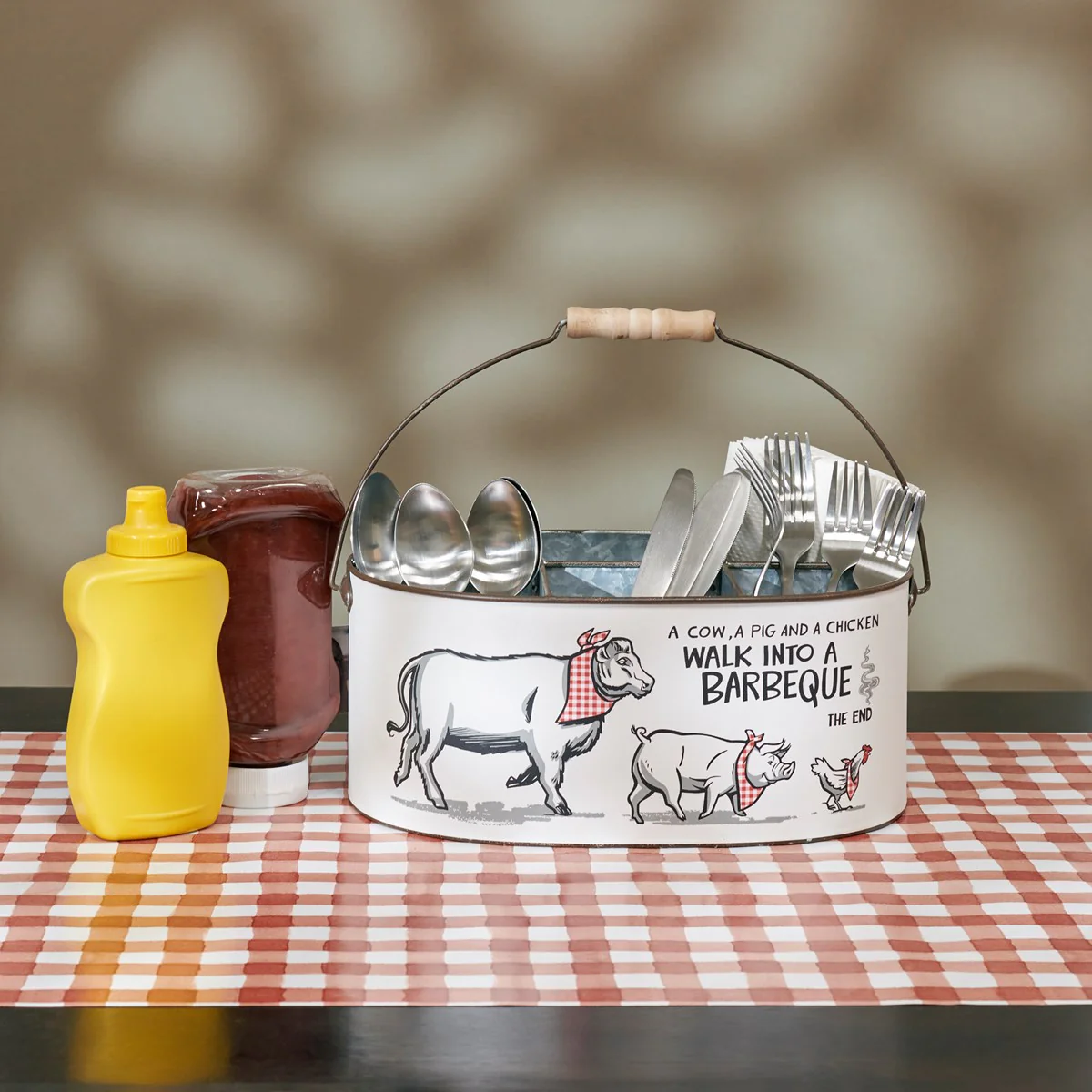 A Cow Pig and Chicken Barbeque Caddy - Image 2