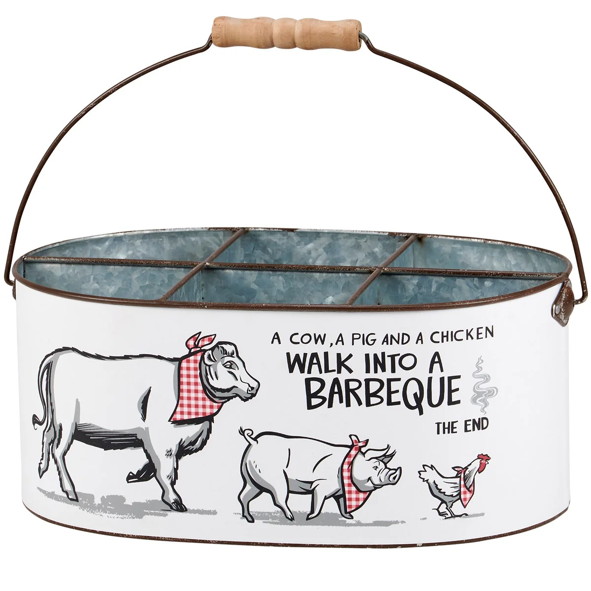 A Cow Pig and Chicken Barbeque Caddy - Image 3