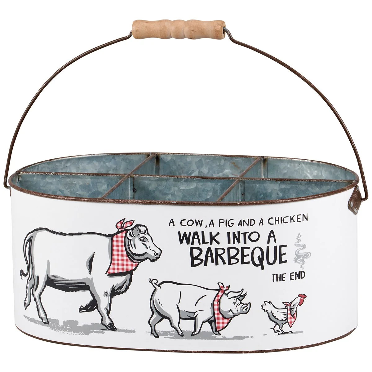 A Cow Pig and Chicken Barbeque Caddy - Image 4