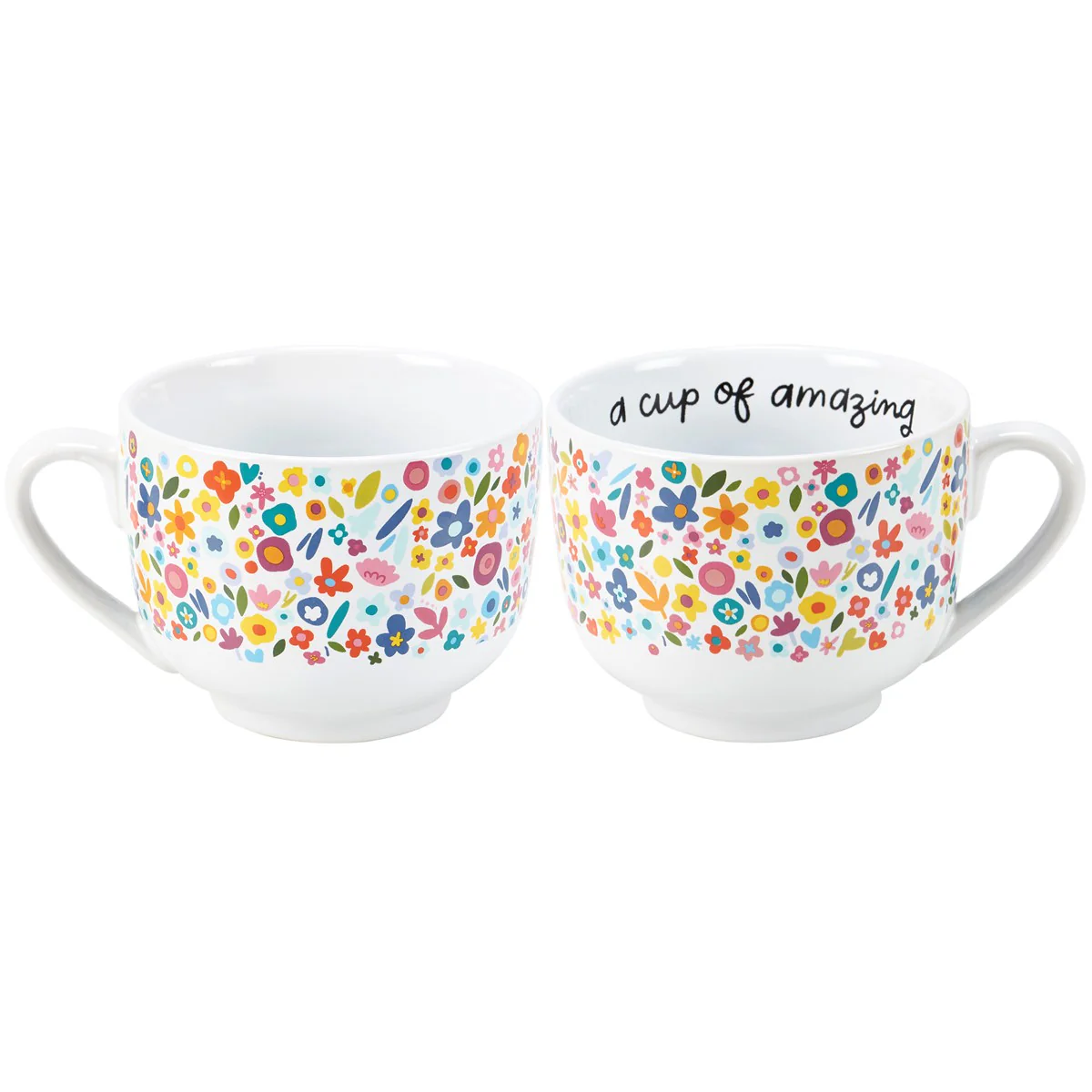A Cup Of Amazing 20 oz Floral Mug - Image 3