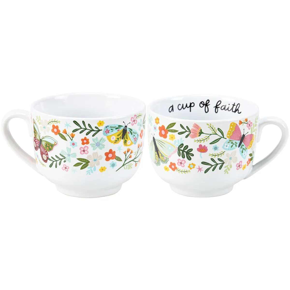 A Cup Of Faith 20 oz Floral Mug - Image 2