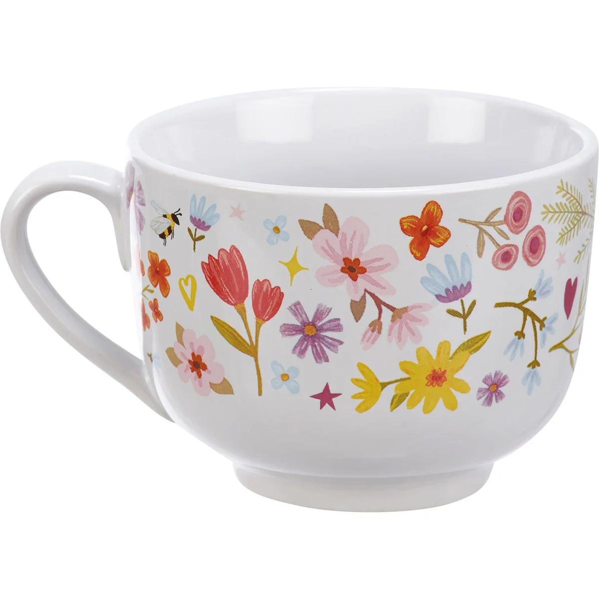 A Cup Of Happy 20 oz Floral Mug - Image 3