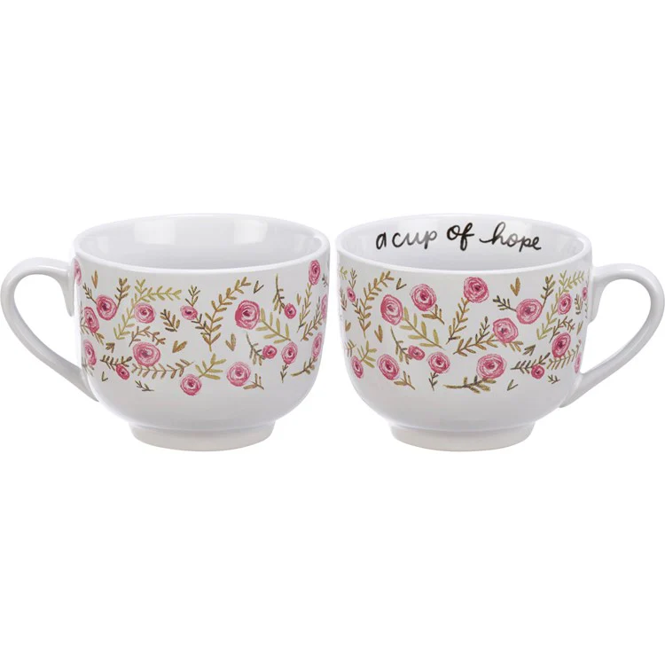 A Cup Of Hope Mug Floral 20 oz - Image 3