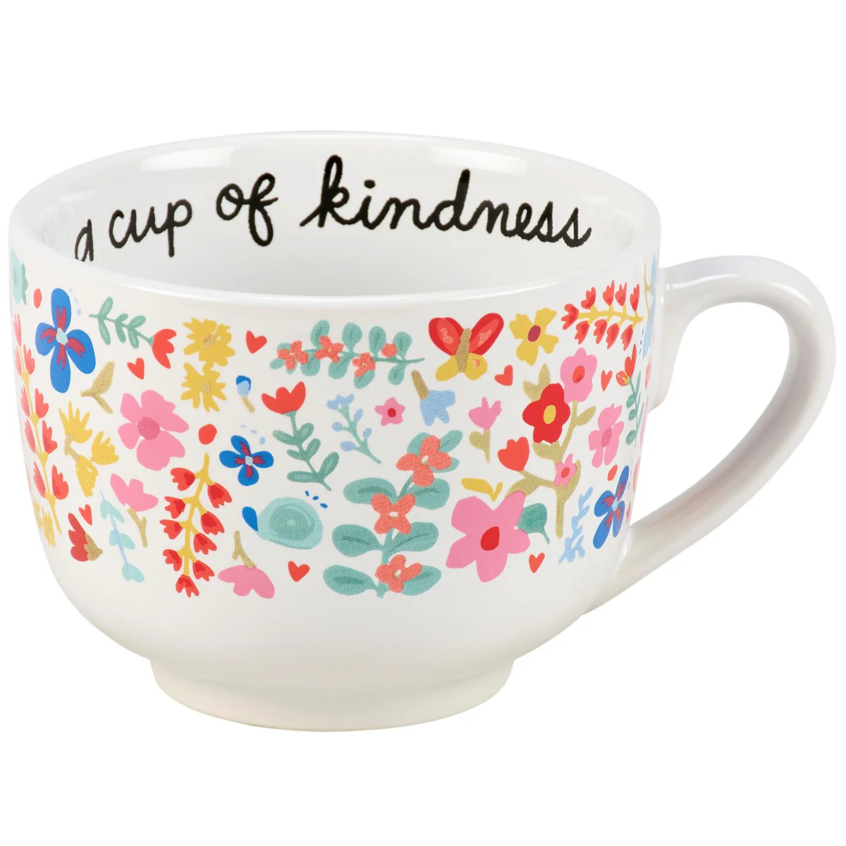 A Cup Of Kindness 20 oz Floral Mug