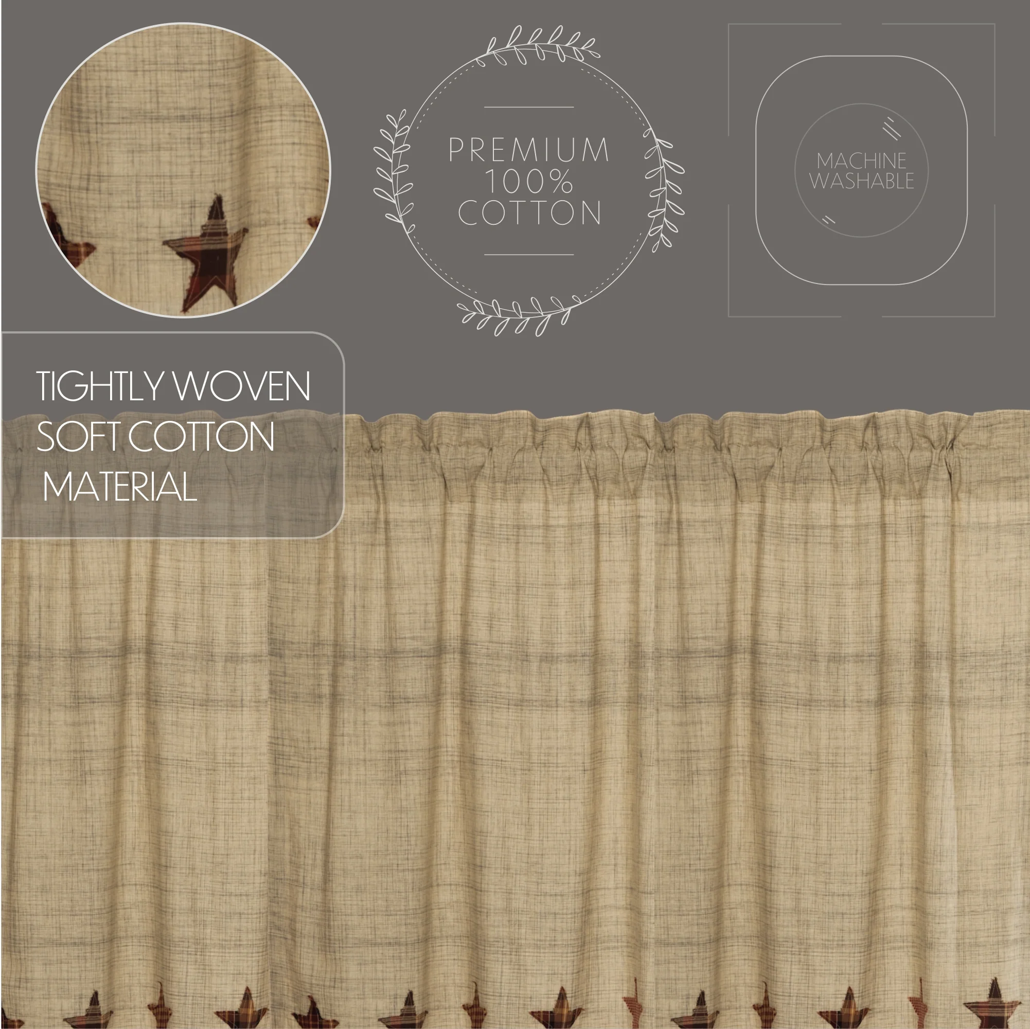 Abilene Star Valance 16" x 60" - Image 5