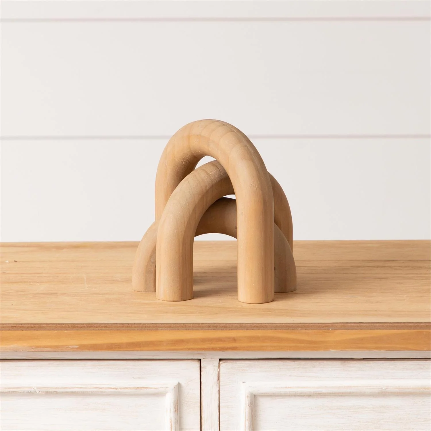 Abstract Wooded Arches Set of 3 - Image 3
