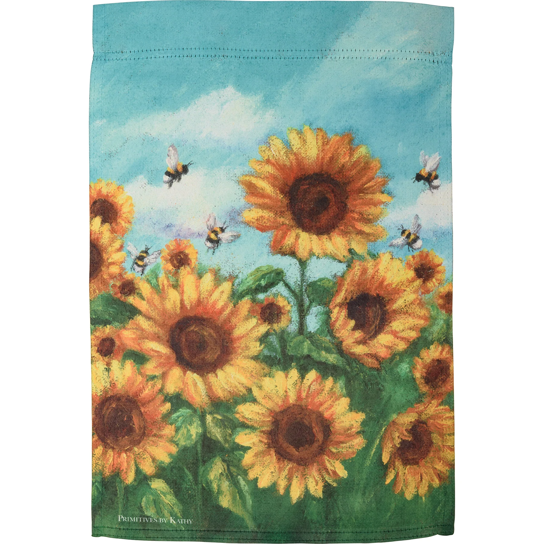 💙 Abundant Summer Sunflowers Garden Flag - Image 2