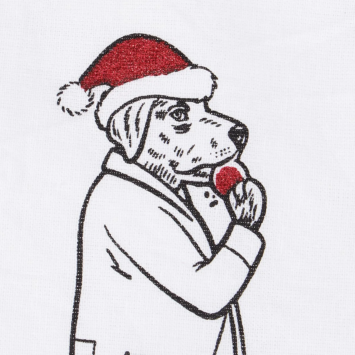 All Cookies Must Go To The Lab Christmas Dog Kitchen Towel - Image 4