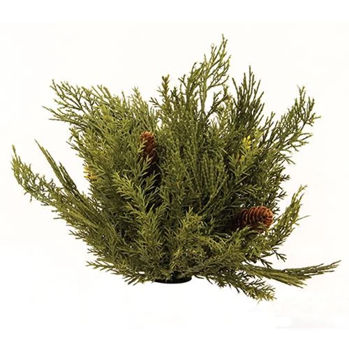 ๐ Alpine Cedar 8" Faux Foliage Half Sphere