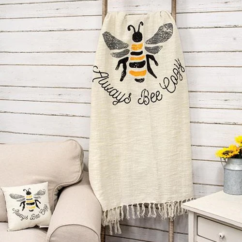 Always Bee Cozy Sunflower Throw Blanket - Image 2