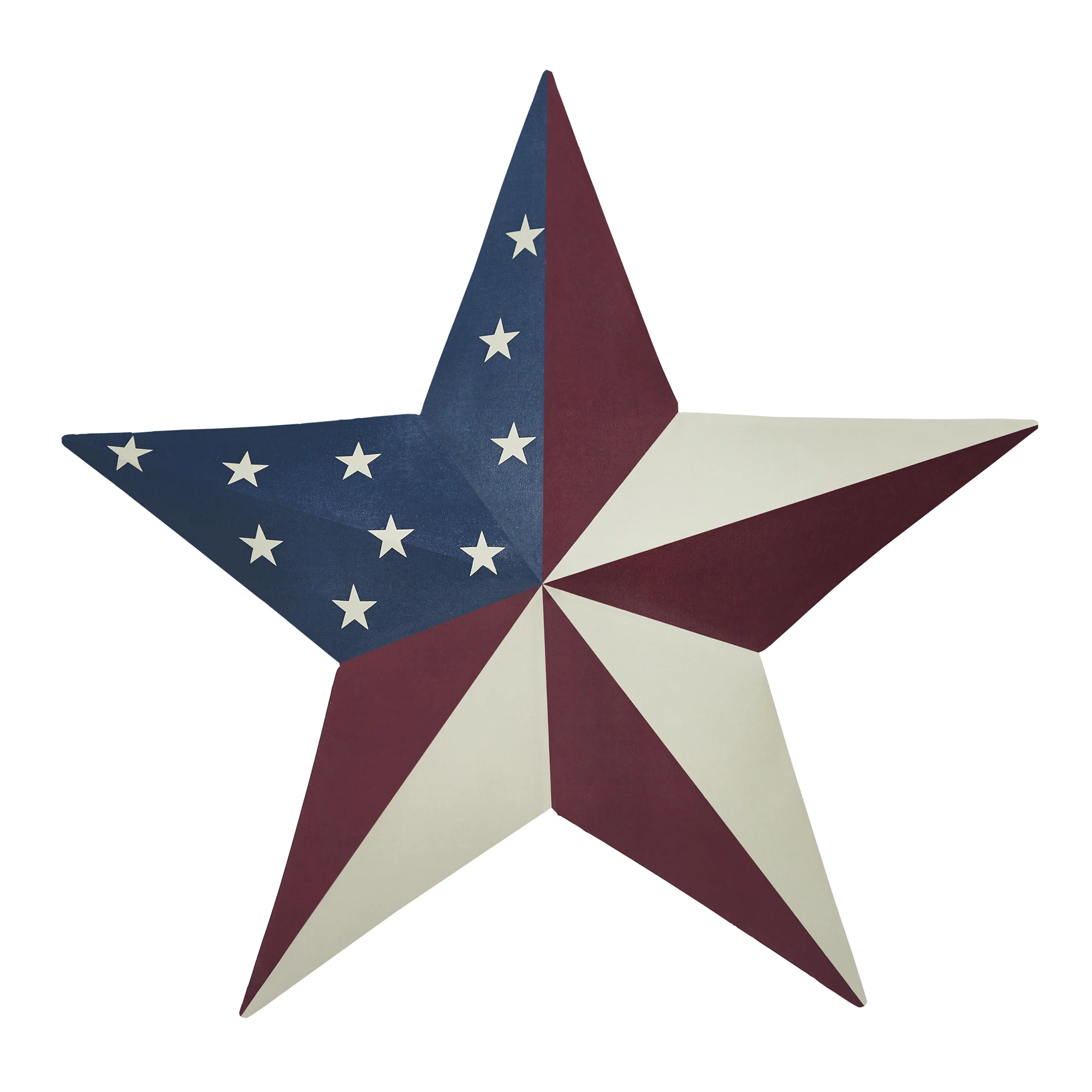 American Flag 8" Metal Star - Image 2