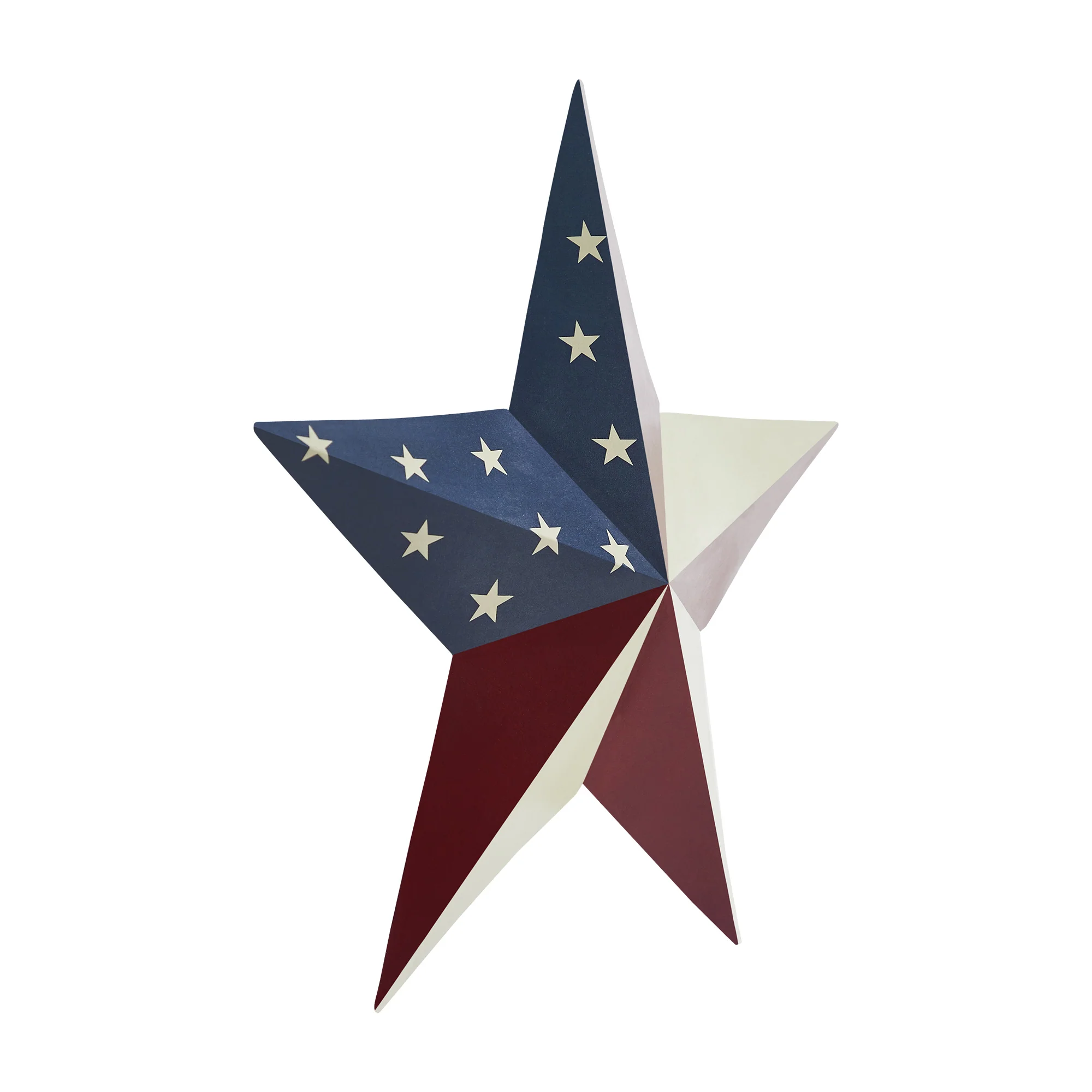 American Flag 8" Metal Star - Image 4