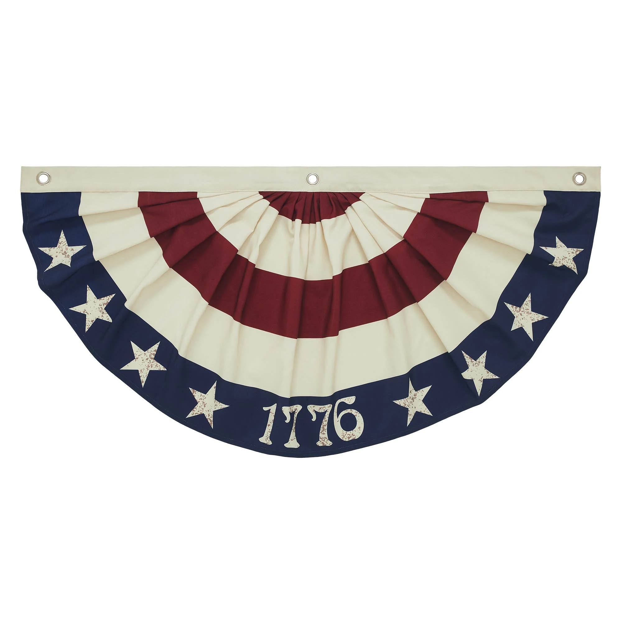 DAY 5 ❤️🫐 20 RED WHITE + BLUEBERRY DAYS Americana 1776 USA Bunting Flag 18" x 36" - Image 2