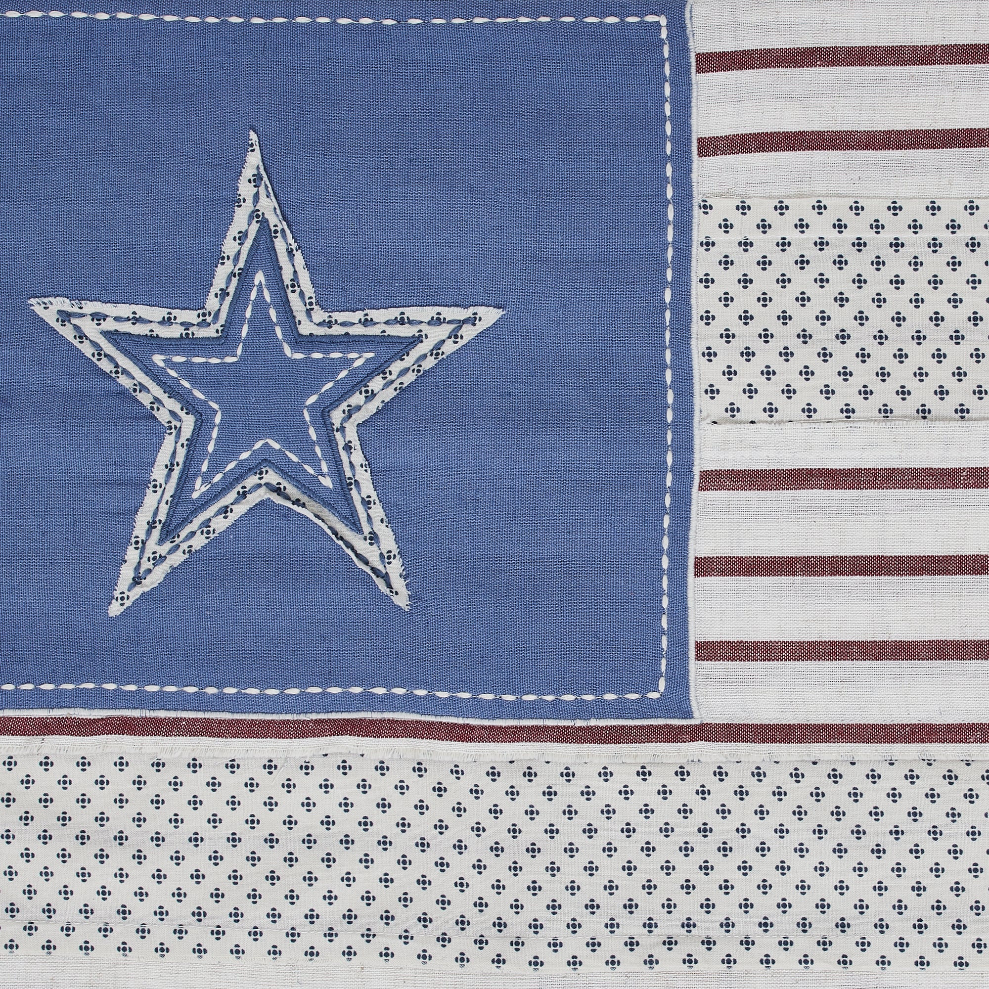 Americana Celebration Patchwork Flag 22" Pillow - Image 4