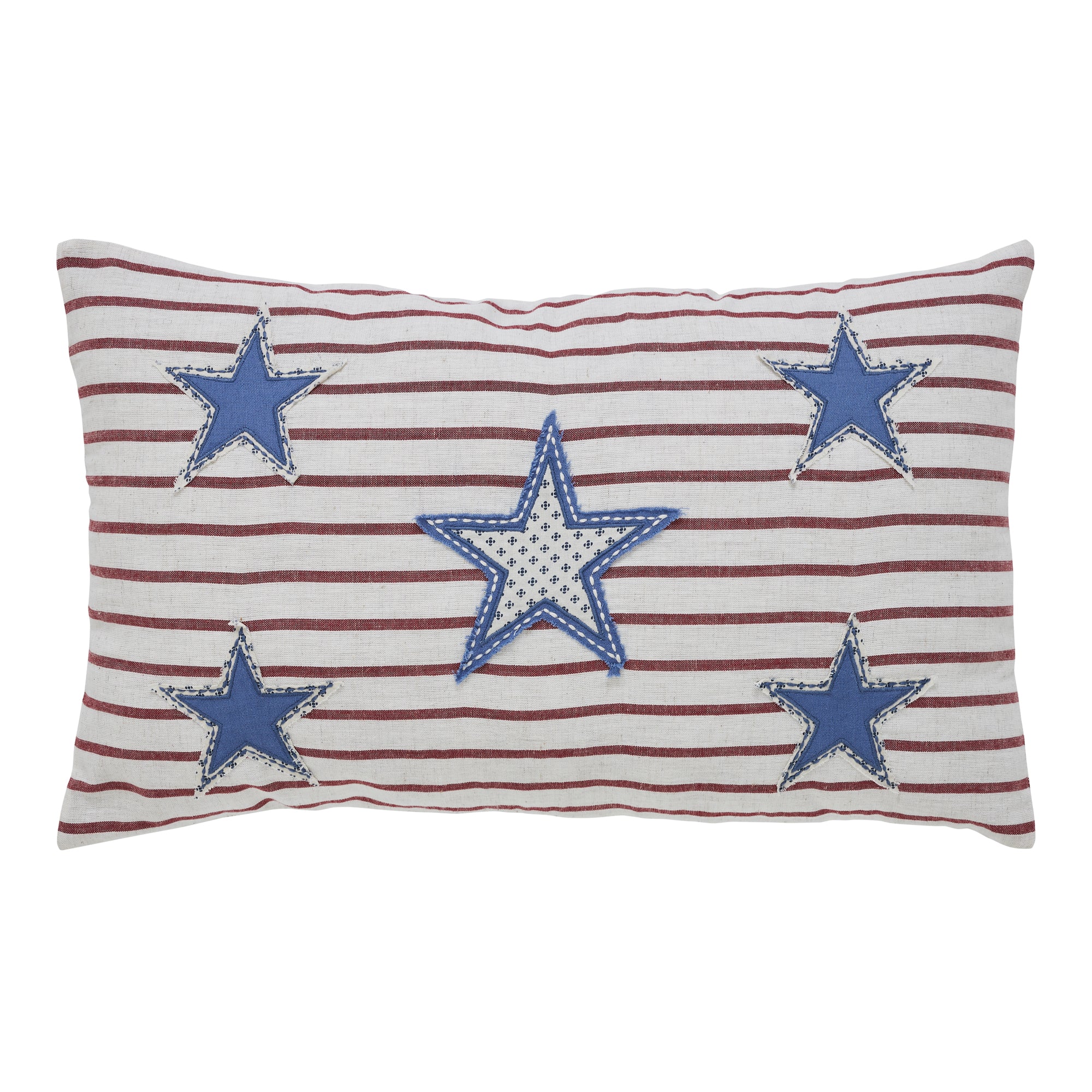 Americana Celebration Star Applique Accent Pillow - Image 5
