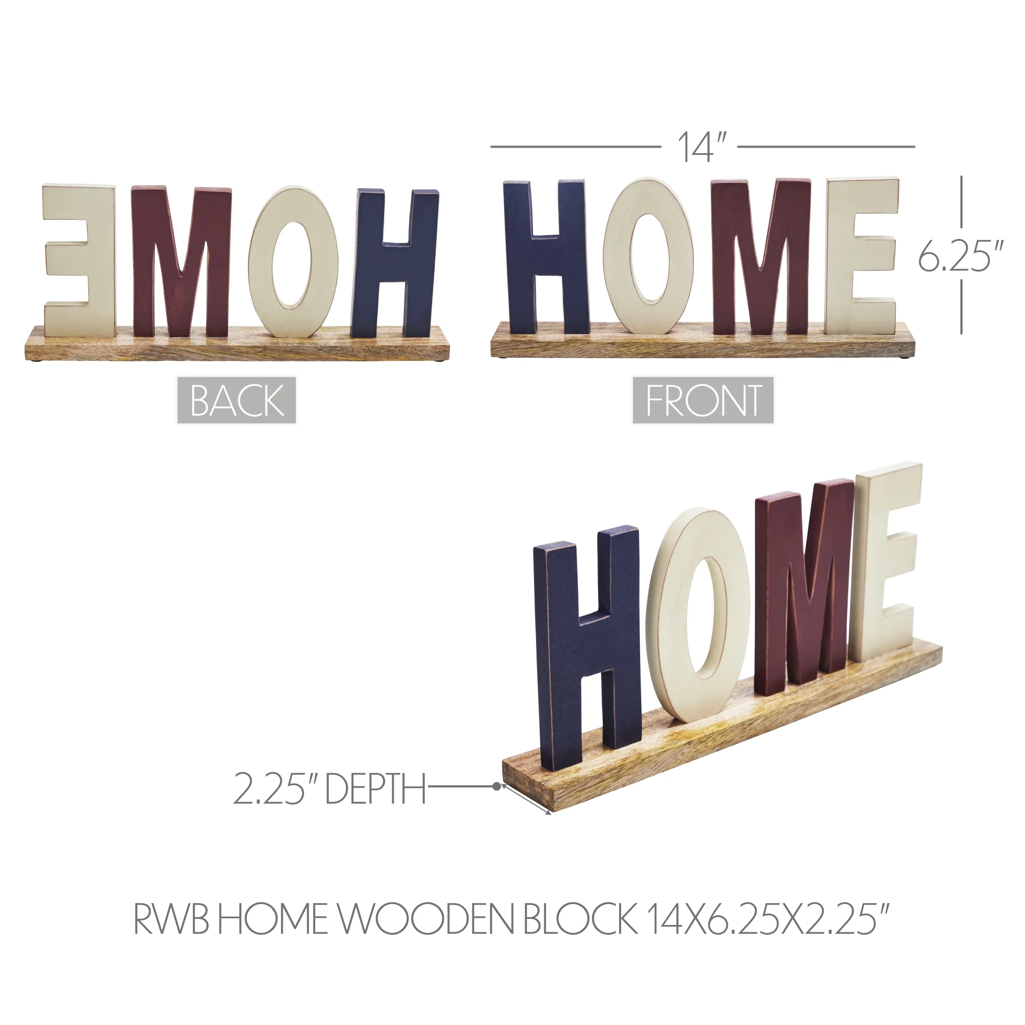 Americana HOME Wooden Block Letters - Image 5