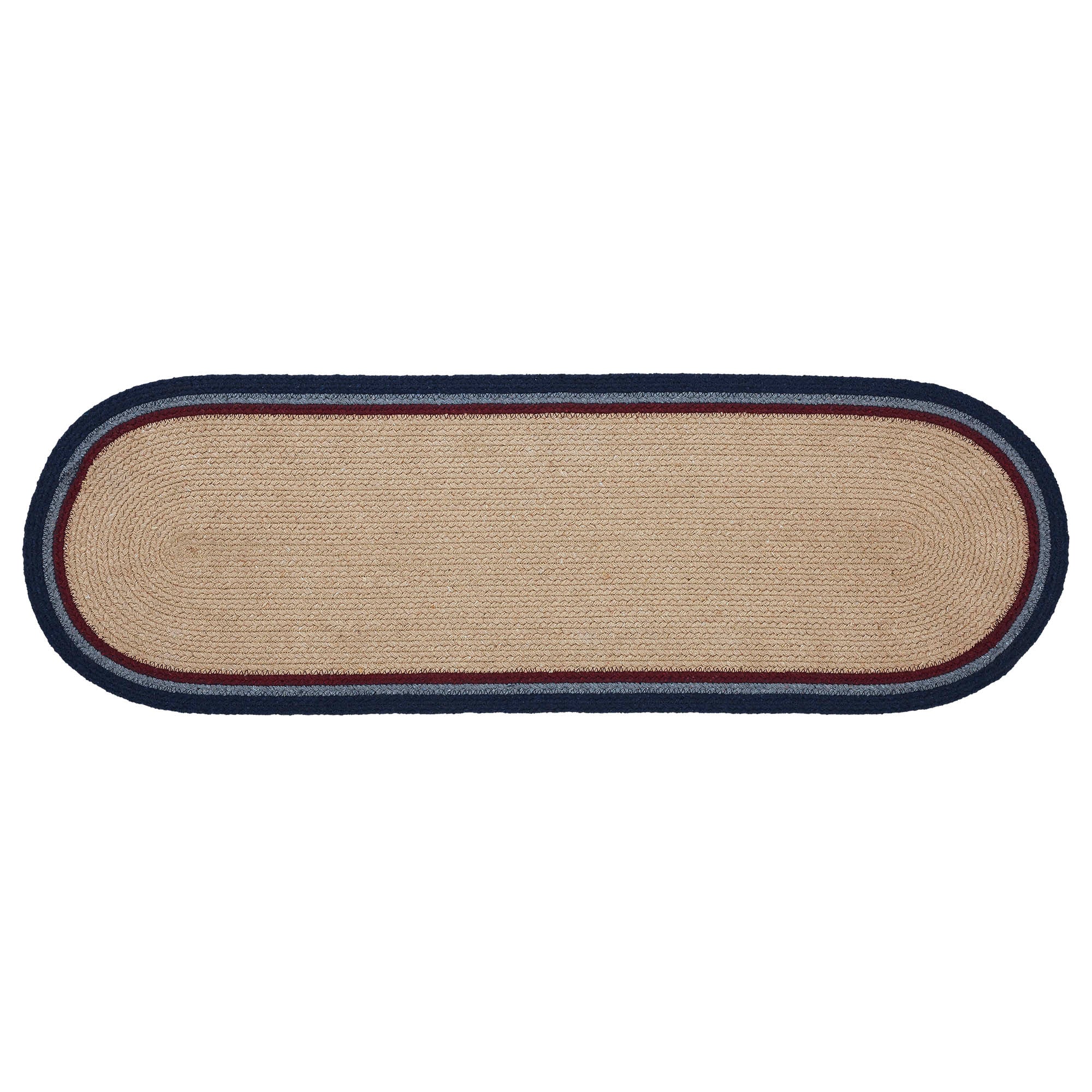 Americana My Country Stencil Stars 36" Oval Table Runner - Image 4