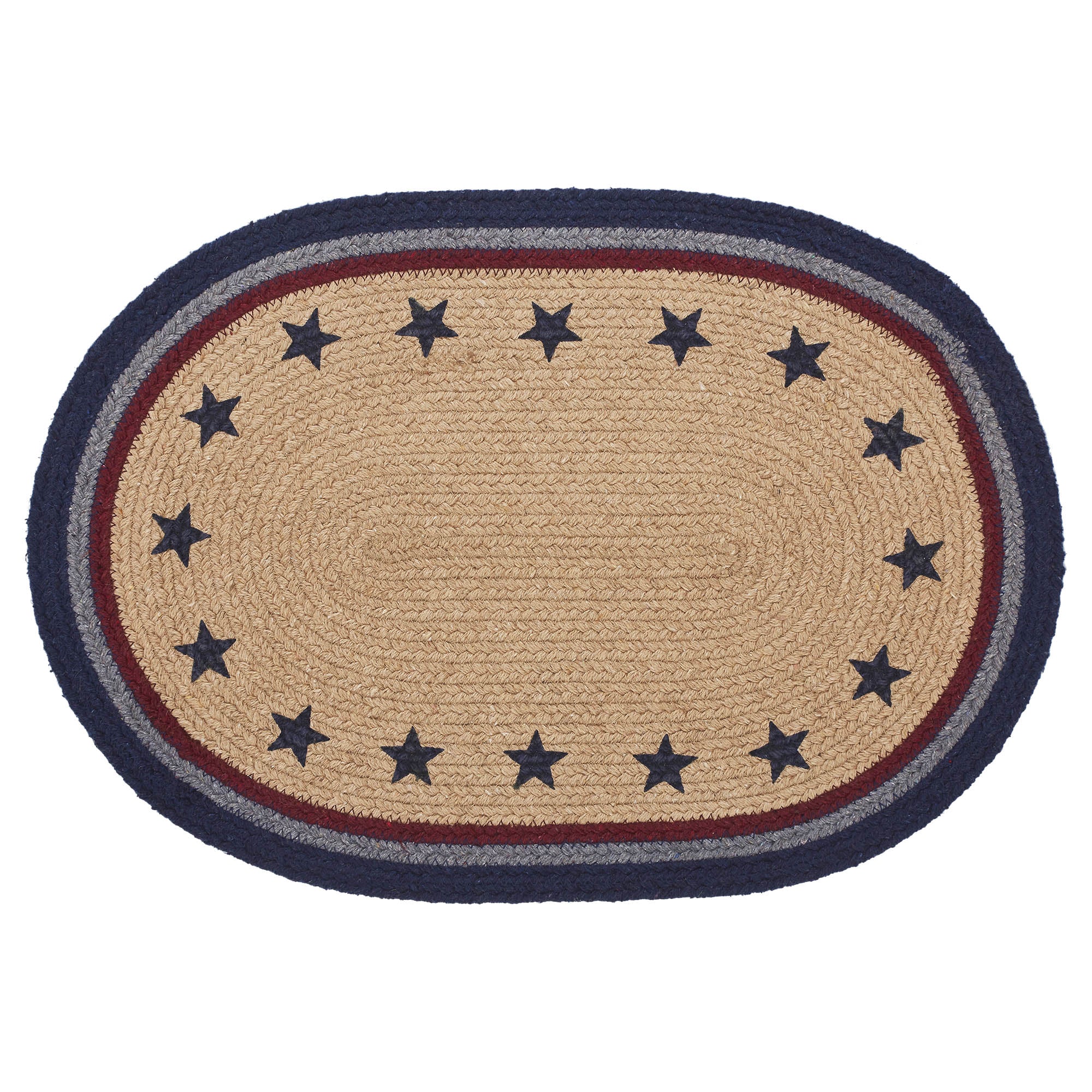 Americana Oval Placemat Stencil Stars - Image 3