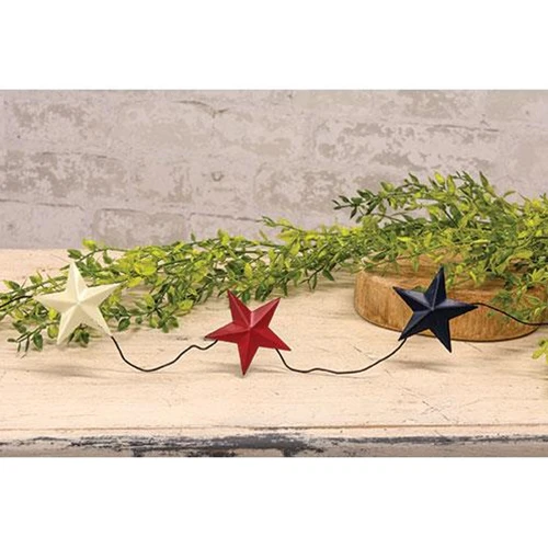 Americana Star on Wire 60" Garland - Image 2
