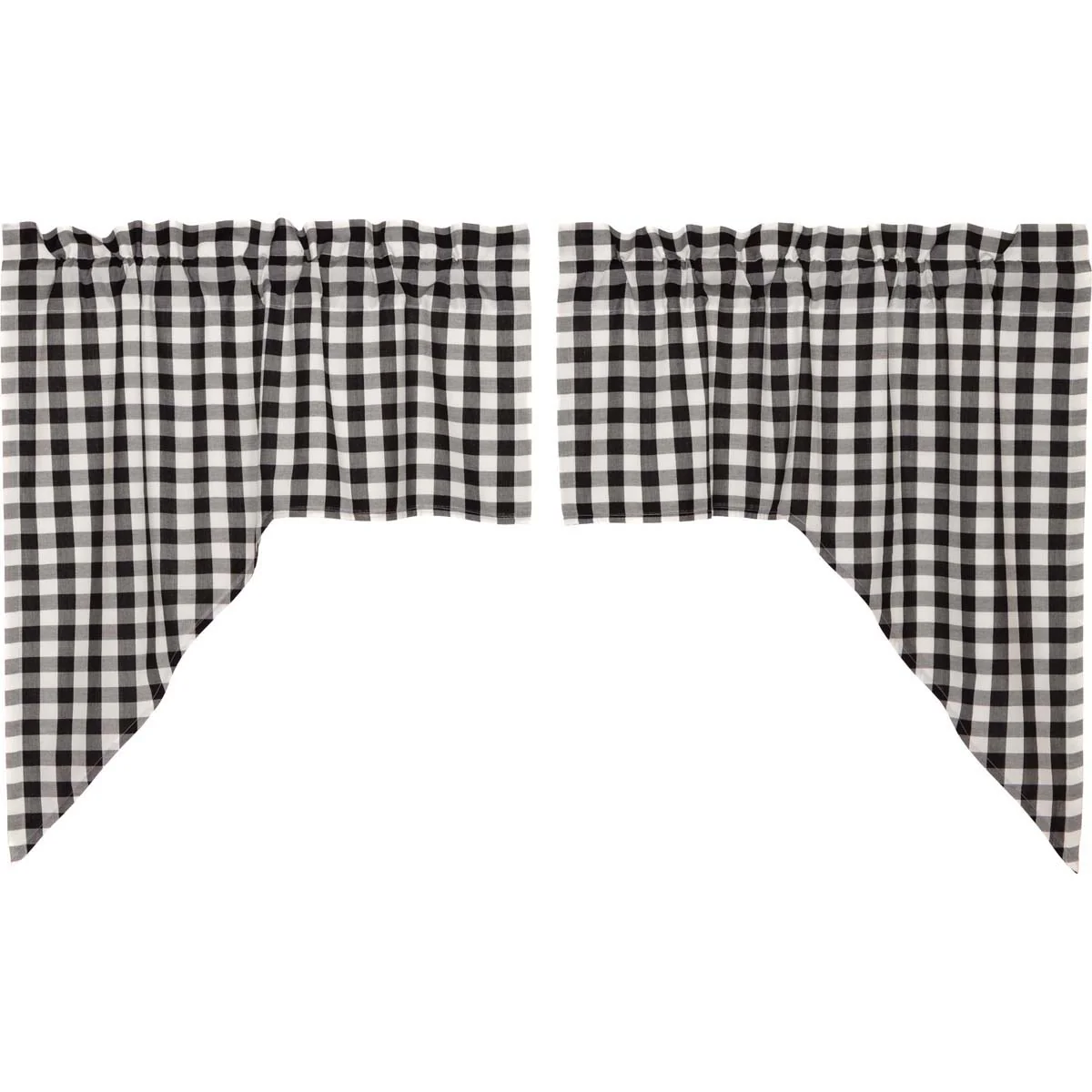 Annie Buffalo Black Check Swag Set of 2 - Image 2