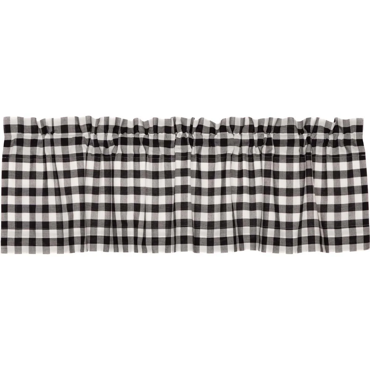 Annie Buffalo Black Check Valance 16" x 60" - Image 2