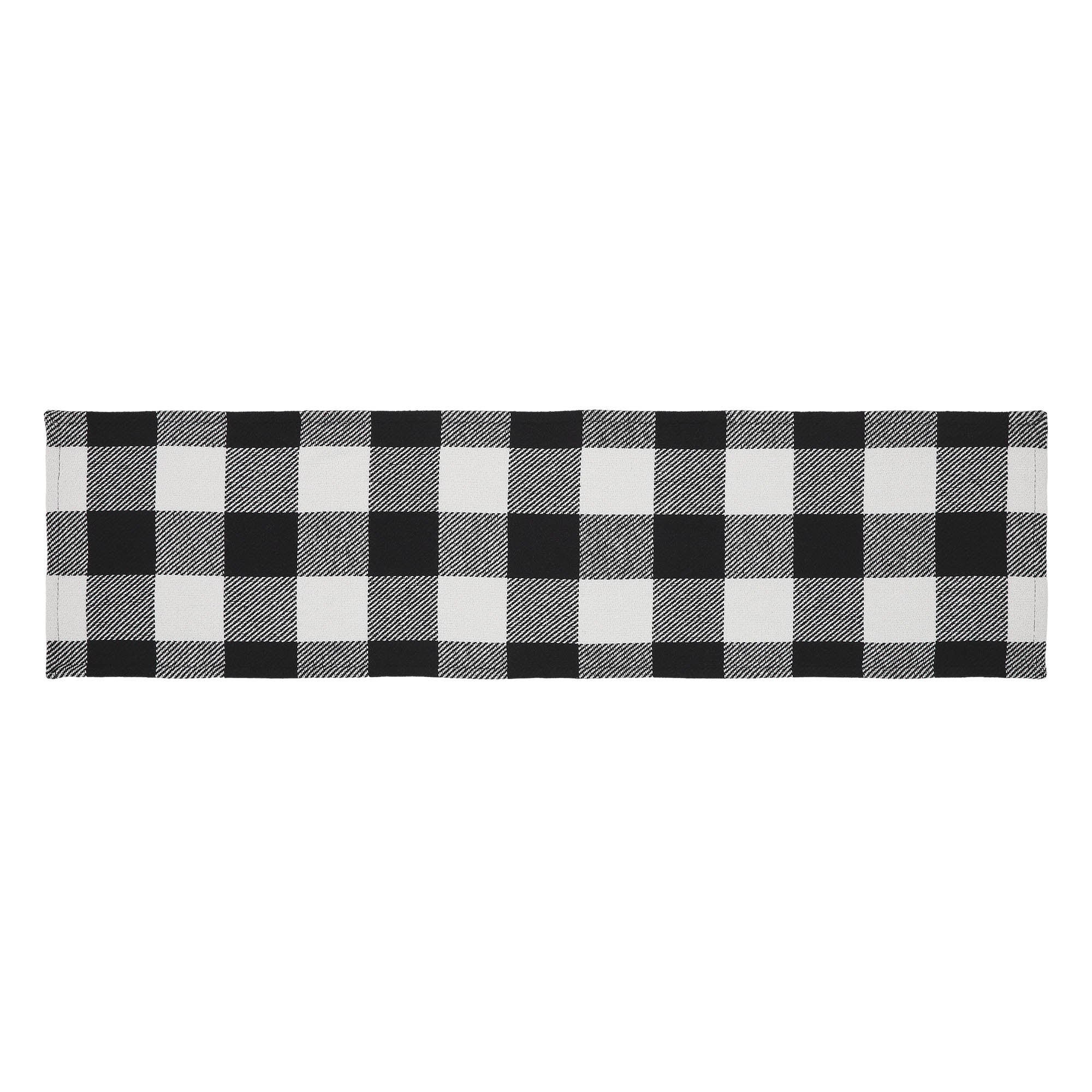 Annie Buffalo Check Black Runner 12" x 48" - Image 3