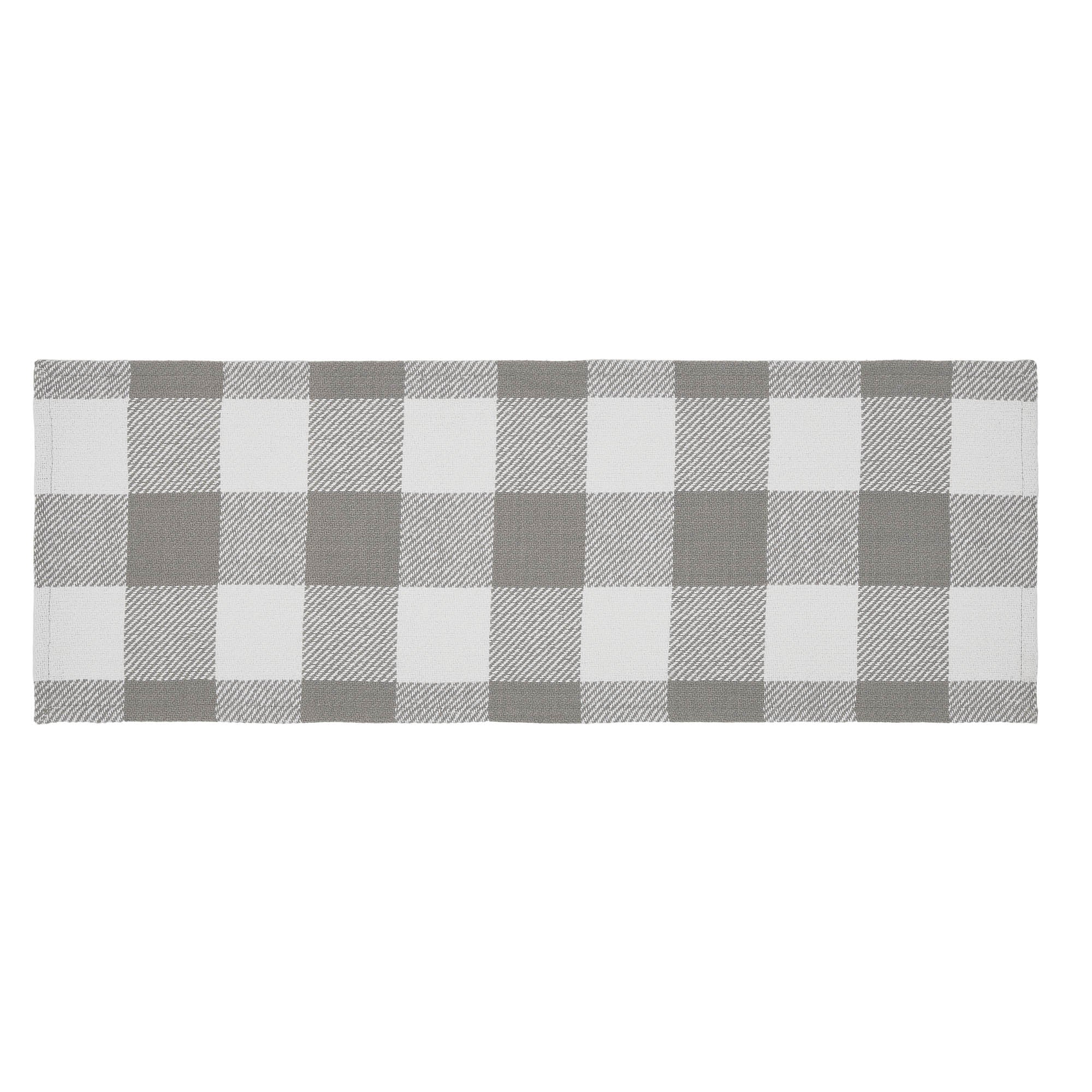 Annie Buffalo Check Grey 36" Table Runner - Image 4