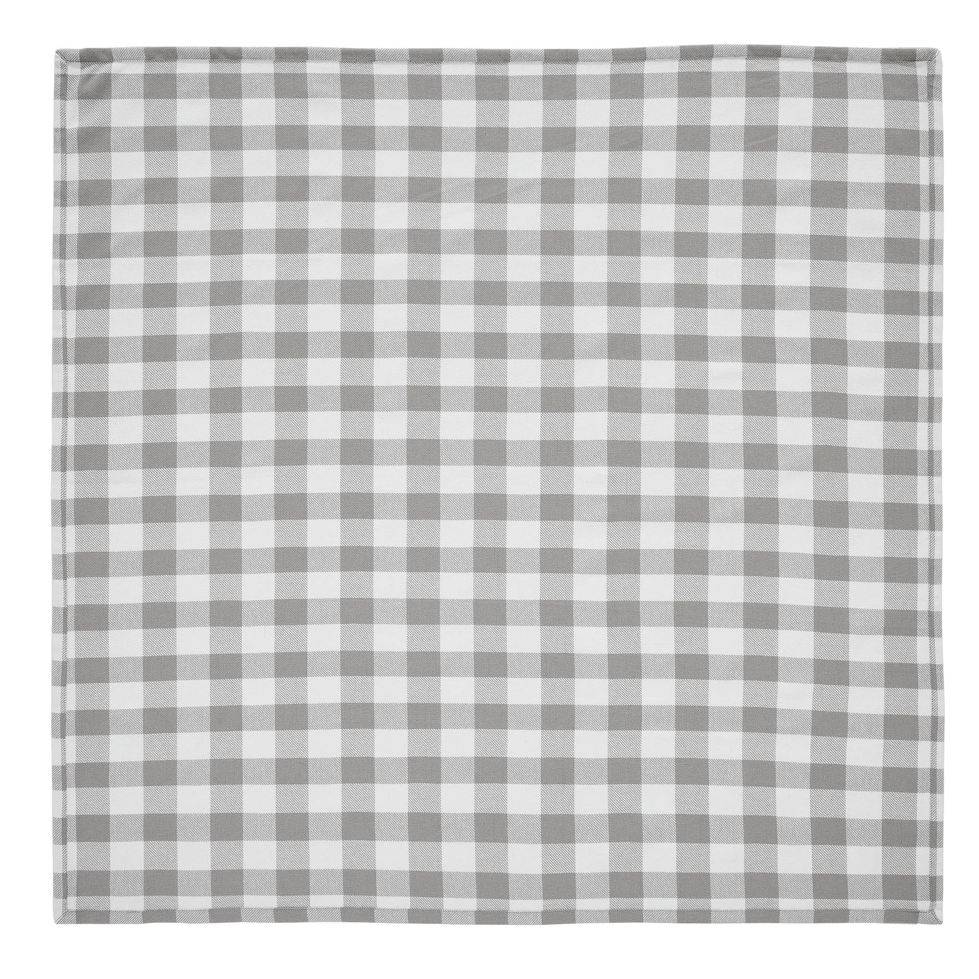 Annie Buffalo Check Grey Table Topper 40" x 40" - Image 5