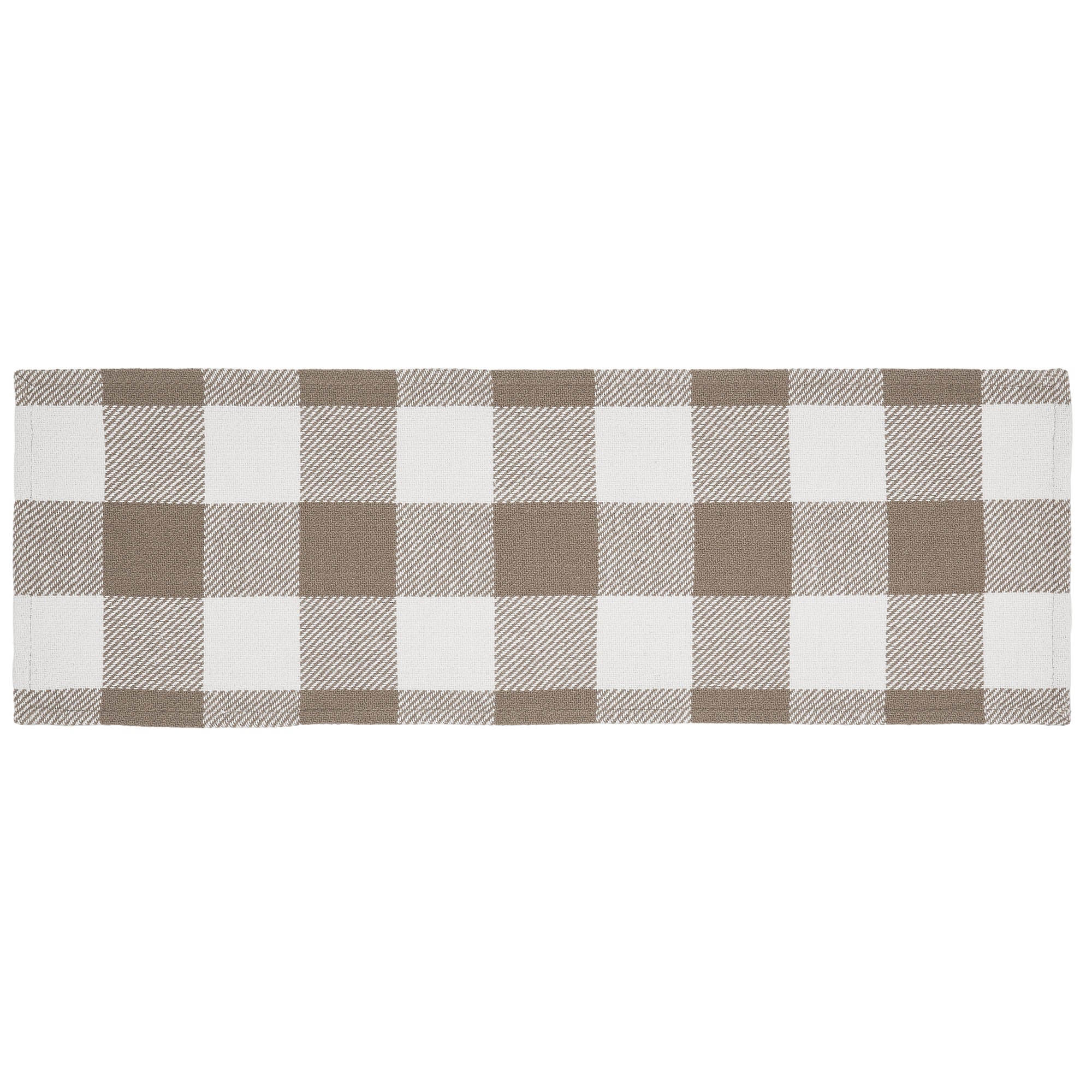 Annie Buffalo Check Portabella 36" Table Runner - Image 3