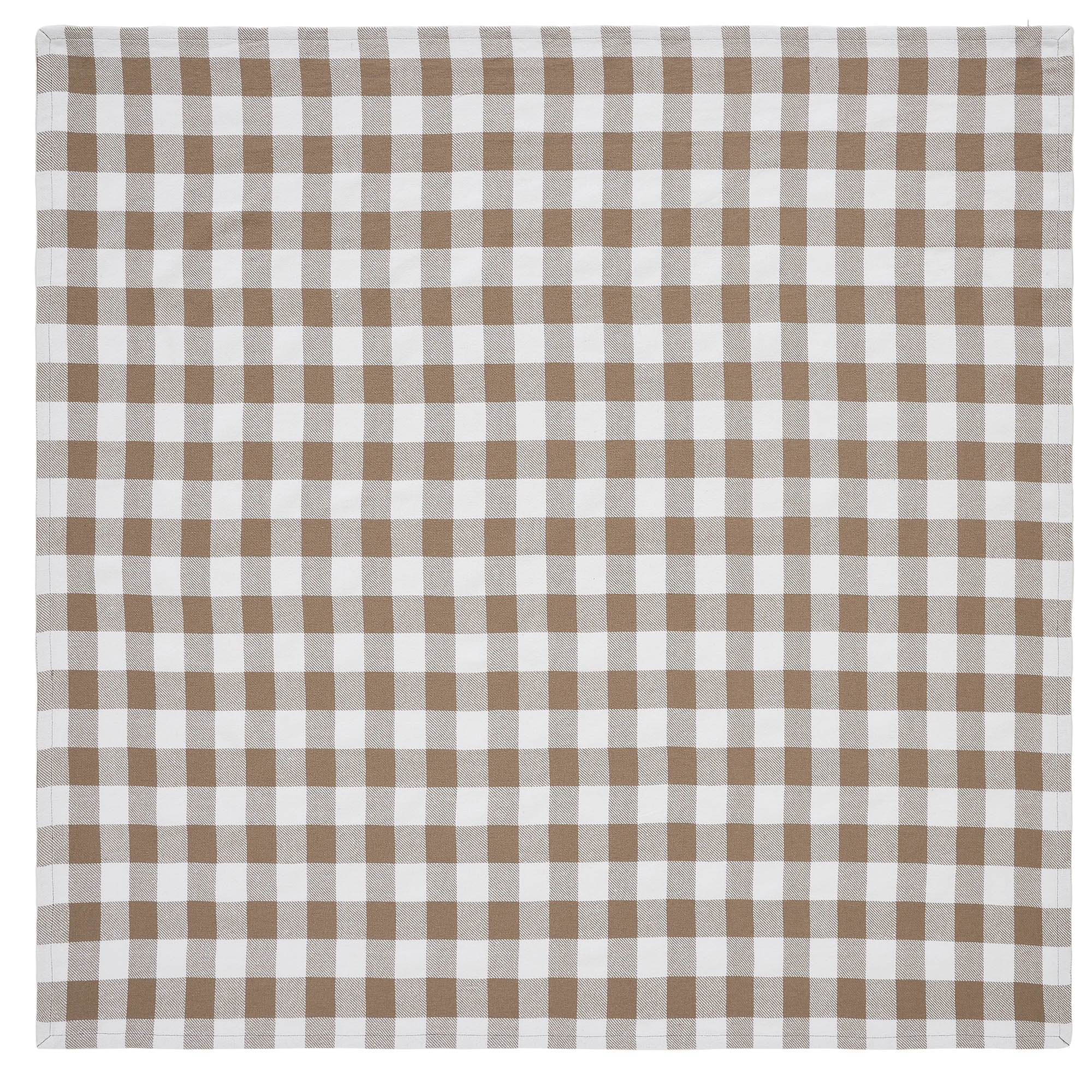 Annie Buffalo Check Portabella 40" Square Table Topper - Image 2