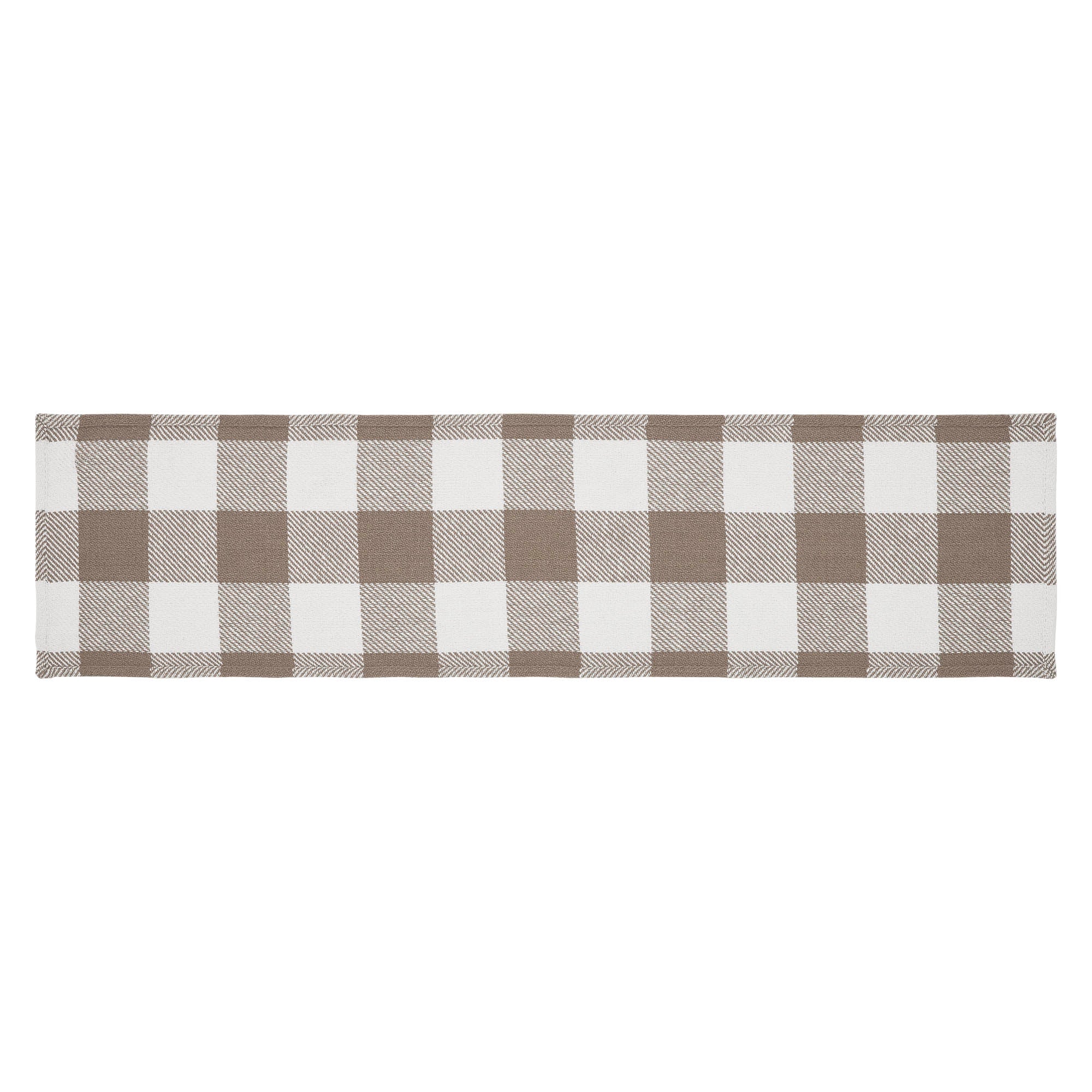 Annie Buffalo Check Portabella 48" Table Runner - Image 4