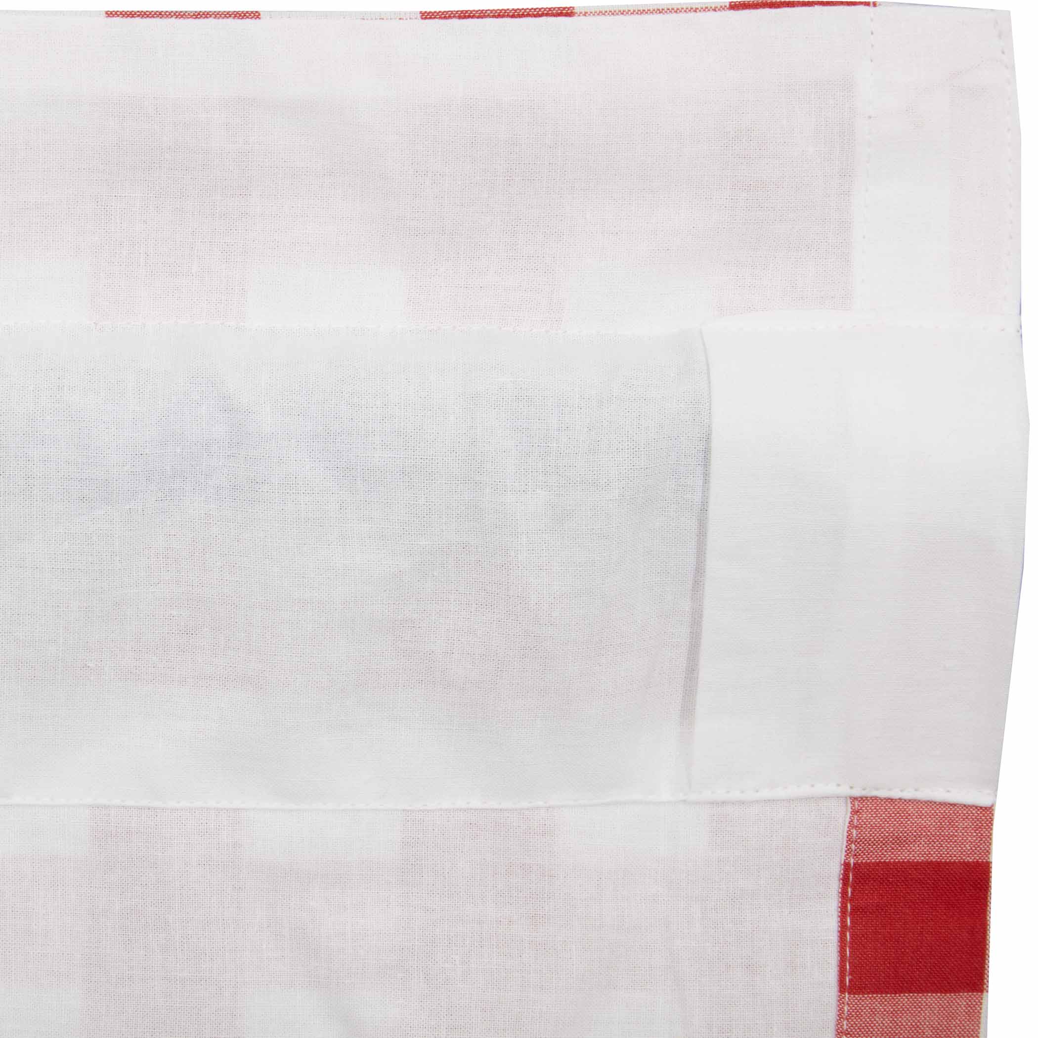 Annie Buffalo Red Check Valance 16'' x 60'' - Image 5