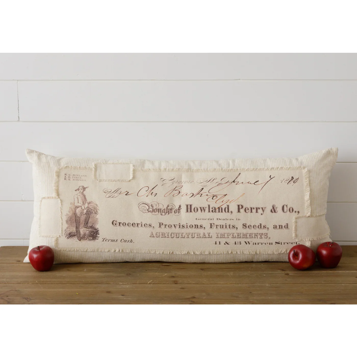 Antique Feed And Seed Store Lumbar Pillow - Image 2