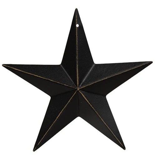 Antiqued Black Barn Star 5.5"