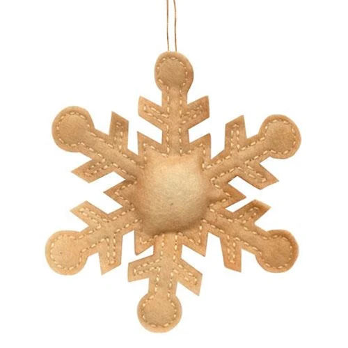 ๐ Antiqued Snowflake Ornament