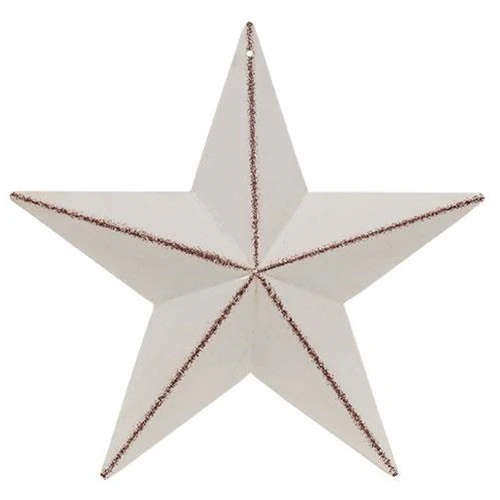 💙 Antiqued White 8" Barn Star