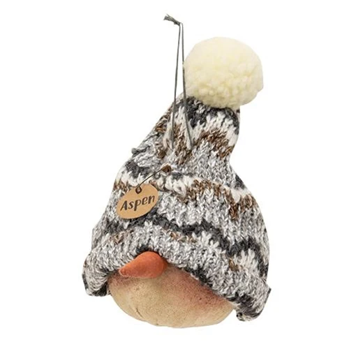 ๐ Aspen Snowy Snowman Head Plush Ornament