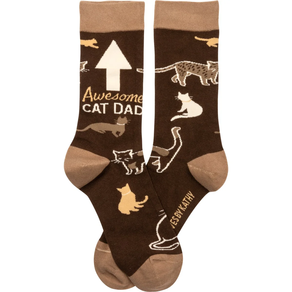 ๐ Awesome Cat Dad Fun Socks