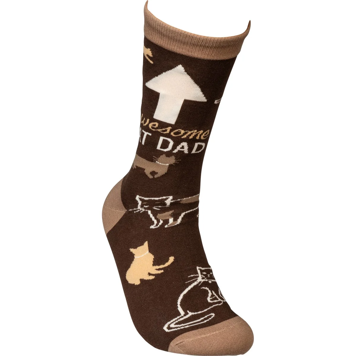 ๐ Awesome Cat Dad Fun Socks - Image 2