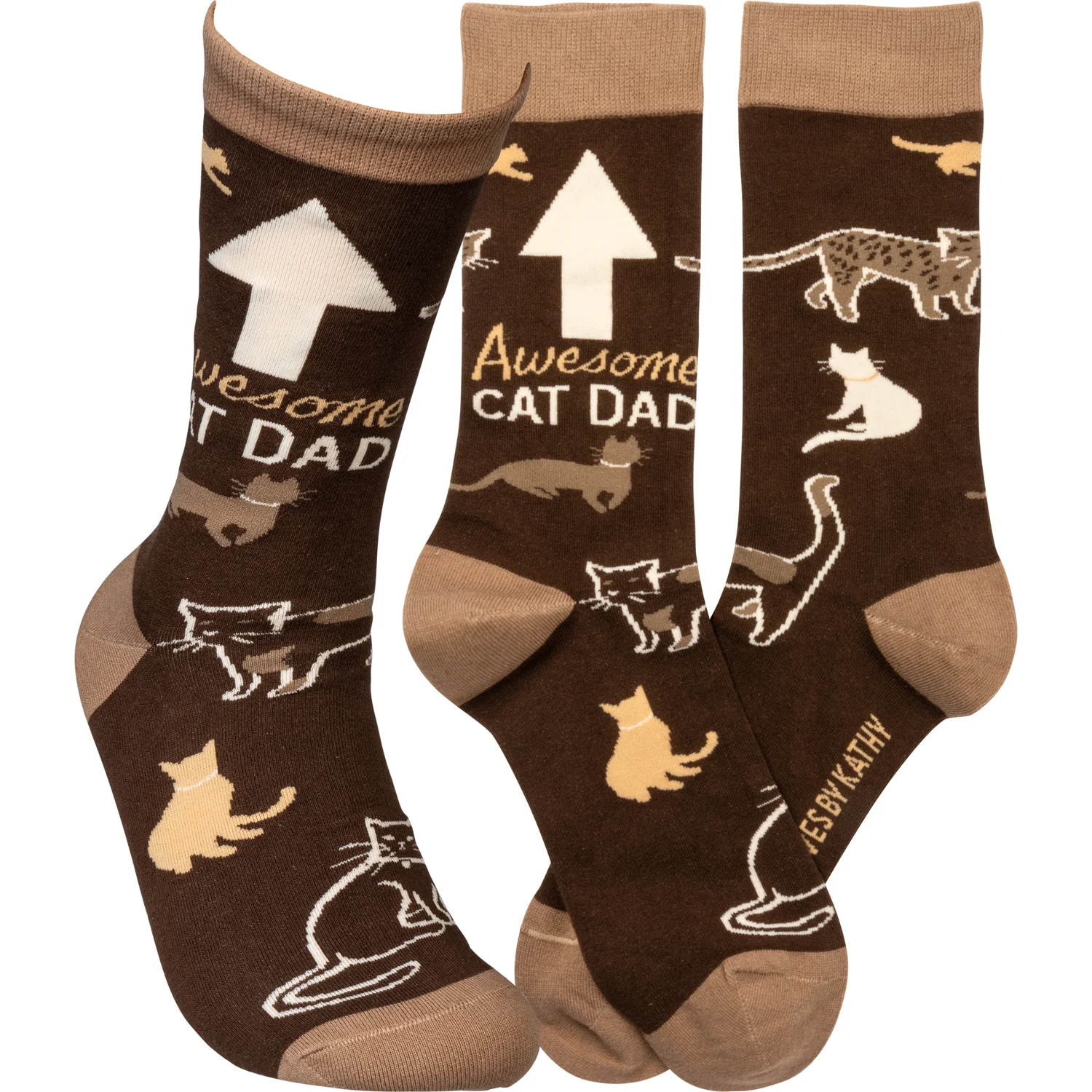 ๐ Awesome Cat Dad Fun Socks - Image 3