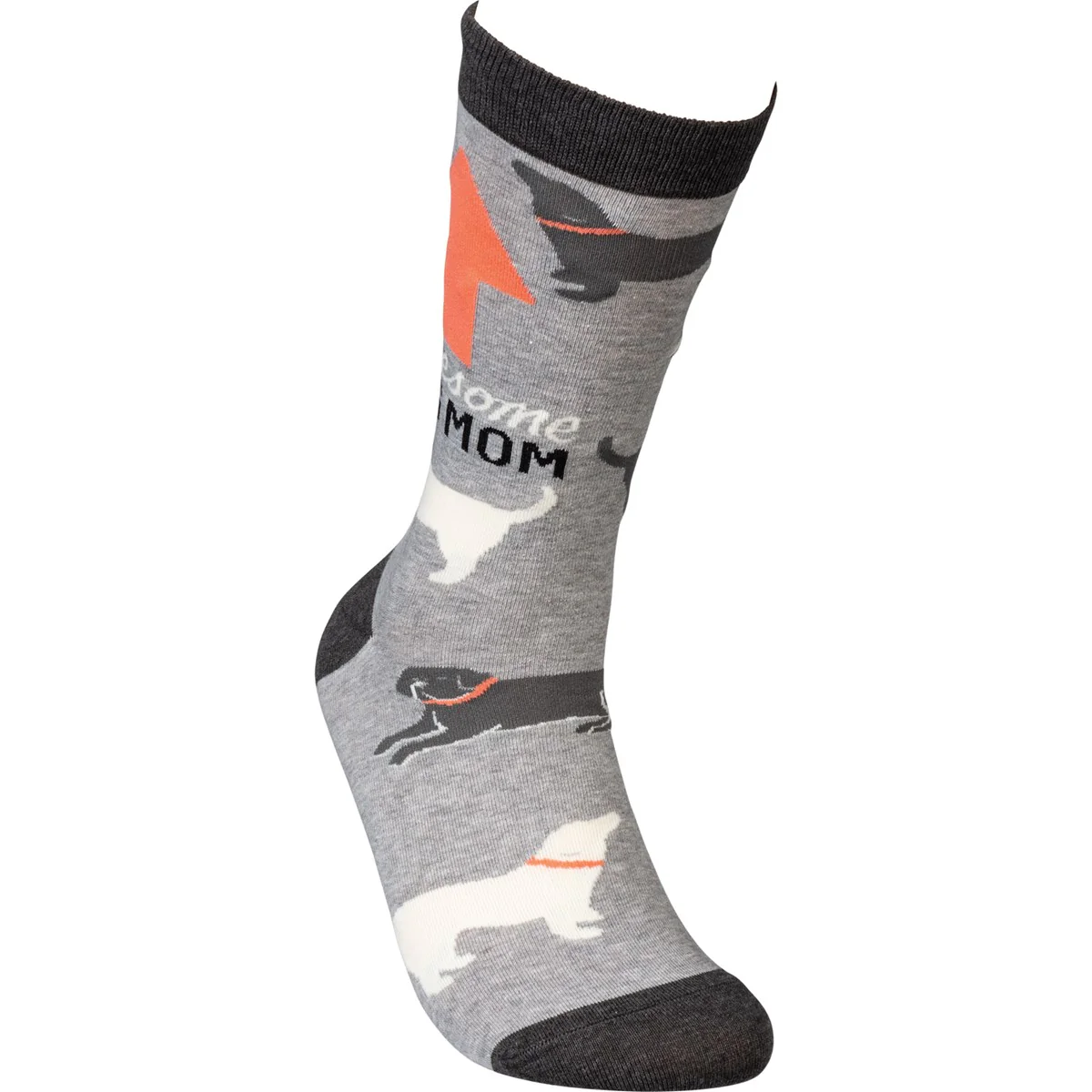 Awesome Dog Mom Unisex Fun Socks - Image 3