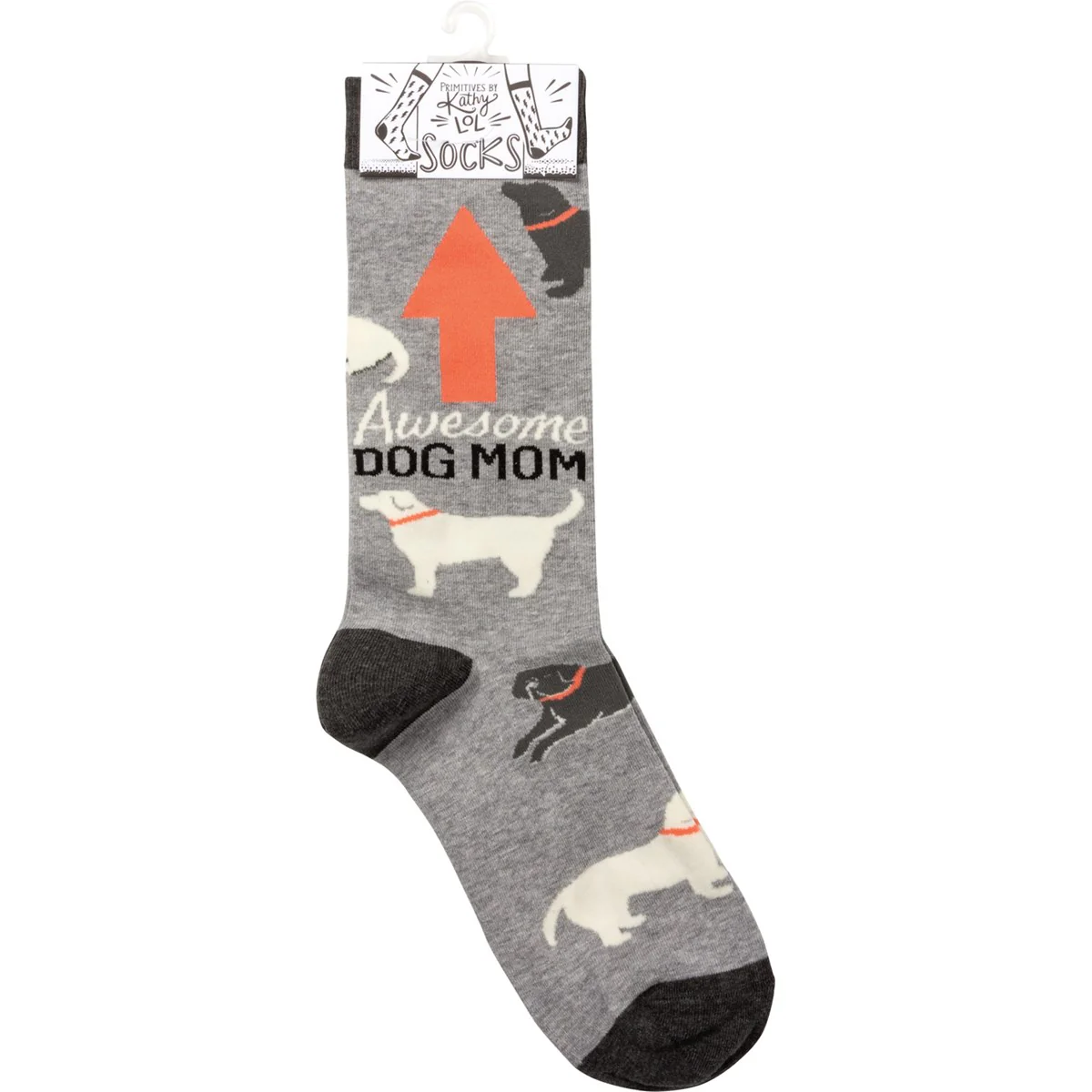 Awesome Dog Mom Unisex Fun Socks - Image 4