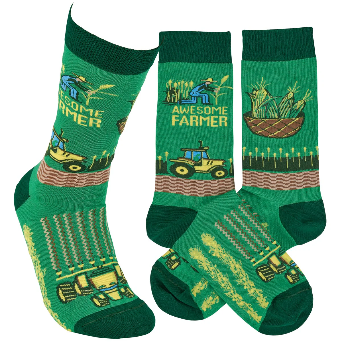 Awesome Farmer Fun Novelty Socks