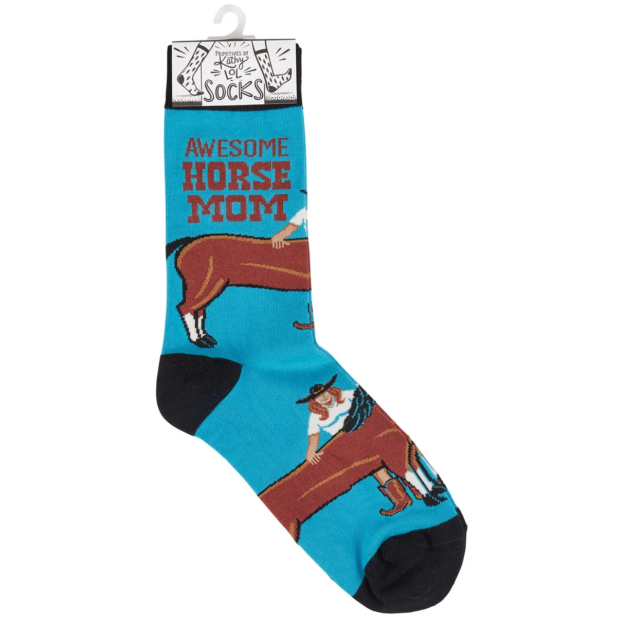 ๐ Awesome Horse Mom Fun Novelty Socks - Image 3