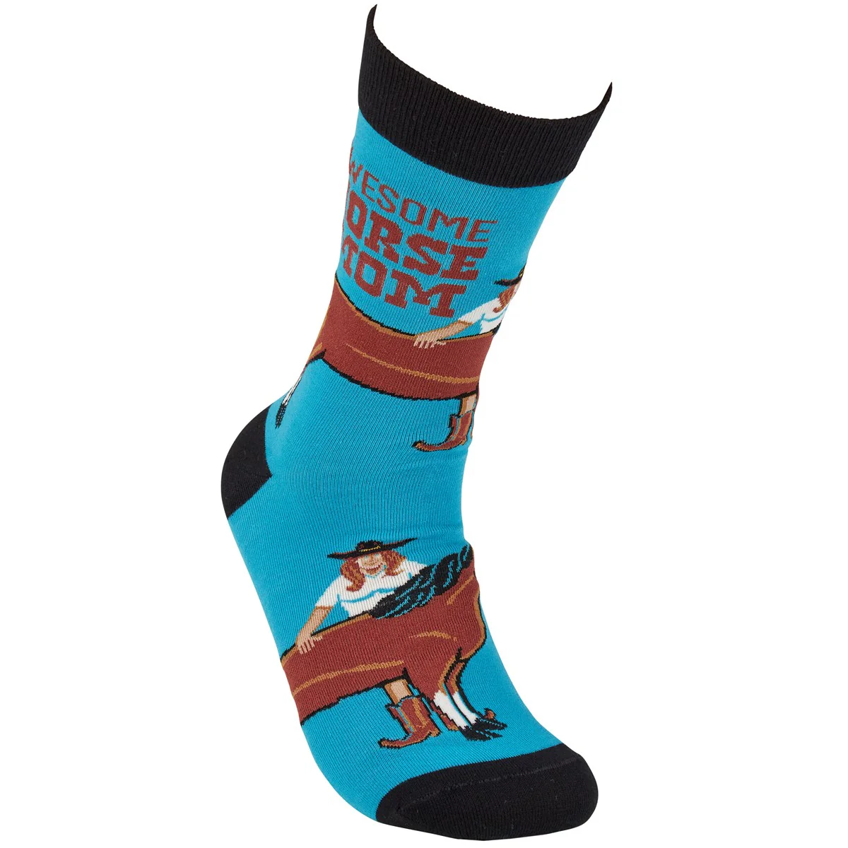 ๐ Awesome Horse Mom Fun Novelty Socks - Image 4