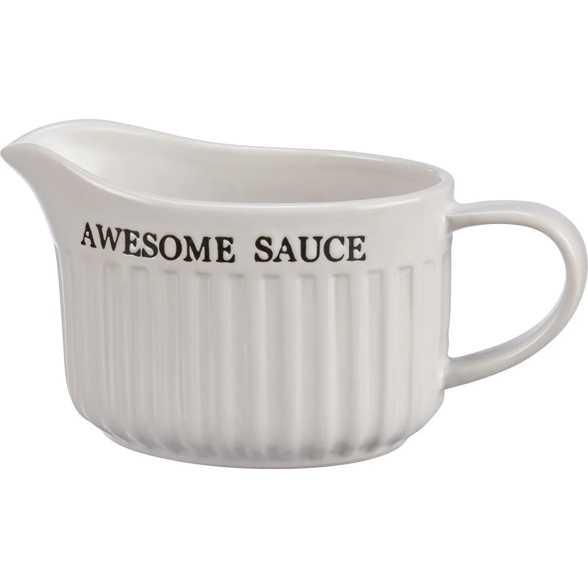Awesome Sauce Gravy Boat White Ceramic