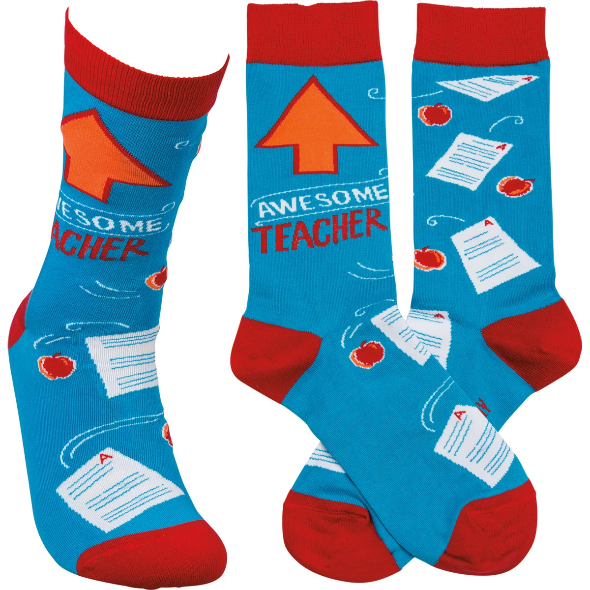 Awesome Teacher Fun Novelty Socks